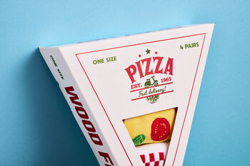 Pizza Novelty Sock Gift Set Bundle With Recipe Book, 6 of 6
