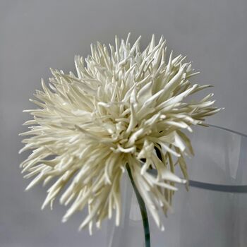 Artificial White Chrysanthemum Stem, 3 of 5