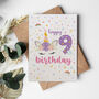 Unicorn Birthday Nine Plantable Seed Card, thumbnail 1 of 2