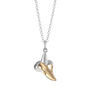 Sterling Silver And Gold Plated Banana Charm Necklace, thumbnail 7 of 7