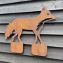 Fox Statue , Garden Feature , Lawn Decoration, thumbnail 6 of 9