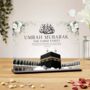 Personalised Umrah Mubarak Acrylic Plaque With Family Names, thumbnail 1 of 6