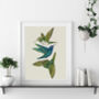'Antique Hummingbirds Iii' Fine Art Print, thumbnail 1 of 4
