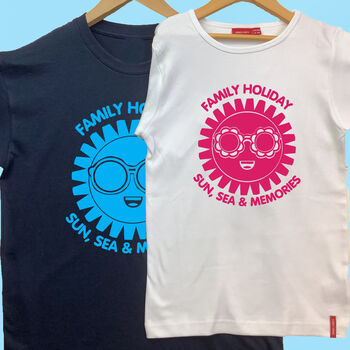 Personalised Family Holiday Destination T Shirt Set, 2 of 10
