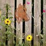 Rusted Metal Horse Head Stables Decor Wall Art, thumbnail 8 of 10
