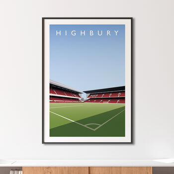 Arsenal Fc Highbury West Stand North Bank Poster, 4 of 8