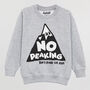 No Peaking Boys' Hiking Slogan Sweatshirt, thumbnail 5 of 5