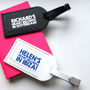Leather Luggage Tag With Metallic Print, thumbnail 6 of 9