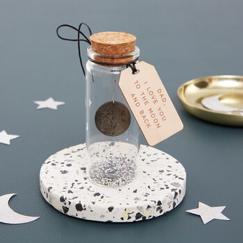 Love You To The Moon And Back Keepsake Message Bottle, 2 of 11