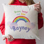 Positive Affirmation Personalised Rainbow Cushion, thumbnail 1 of 2
