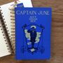 'Captain June' Upcycled Notebook, thumbnail 1 of 6