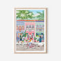 Peranakan Houses, Singapore Travel Poster, thumbnail 2 of 2