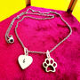 Personalised Pet Dog Memory Charm Necklace, thumbnail 2 of 4