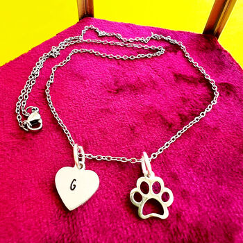 Personalised Pet Dog Memory Charm Necklace, 2 of 4