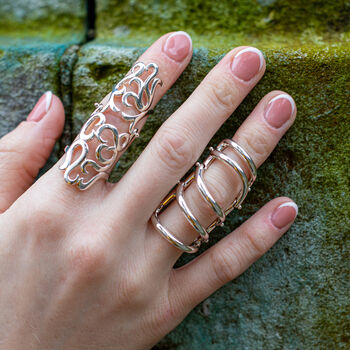 Drop Armour Ring With Double Hinge, 2 of 5