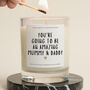 Parents To Be Gift Amazing Mummy And Daddy Candle, thumbnail 1 of 6