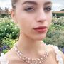 Graduated Sterling Silver Wide Link Necklace, thumbnail 1 of 10