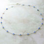 Sterling Silver Opal Necklace, thumbnail 2 of 12