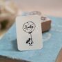 Personalised Girls Rubber Stamp Name Crafting Gifts, thumbnail 2 of 3