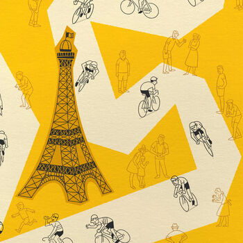 Set Of Cycling Grand Tours Posters Tour, Giro, Vuelta, 4 of 10