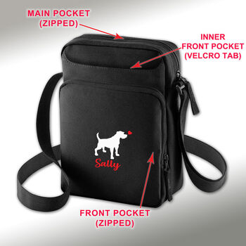 Personalized Specific Breed Dog Walker Bag, 2 of 7