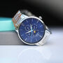 Men's Moonphase Watch With Your Own Handwriting, thumbnail 2 of 6