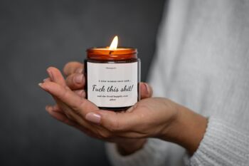Funny Fuck This Shit Candle Gift For Her, 2 of 5