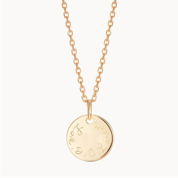 Personalised Disc Necklace, 2 of 5