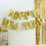 Gold Foiled Happy New Year Balloon Bunting, thumbnail 1 of 3