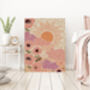 Celestial Sun Flower Art Print, thumbnail 4 of 5