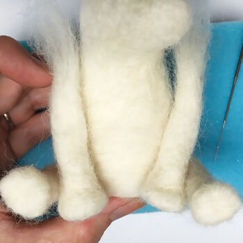 Needle Felting Kit, Polar Bear, 8 of 11