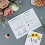 Children's Wedding Activity Kit Sunflower, thumbnail 5 of 7