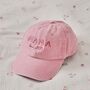 Personalised Adults Mama Vintage Pink Cap, thumbnail 1 of 3