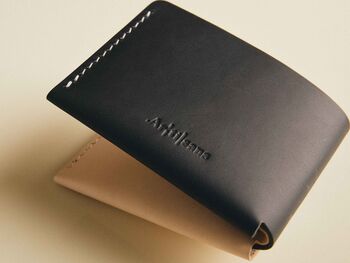 Leather Bi Fold Wallet Premium Leather Diy Kit, 10 of 10
