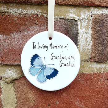 In Loving Memory Butterfly Ceramic Decoration, 8 of 8