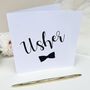 Usher Wedding Card, thumbnail 6 of 6