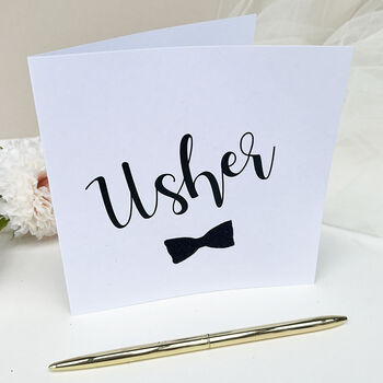 Usher Wedding Card, 6 of 6