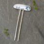 Large Dendritic Agate Hair Pin In Sterling Silver, thumbnail 3 of 3