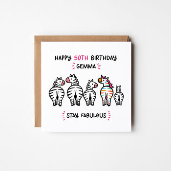 Stay Fabulous 30th/40th/50th Birthday Card, 2 of 3