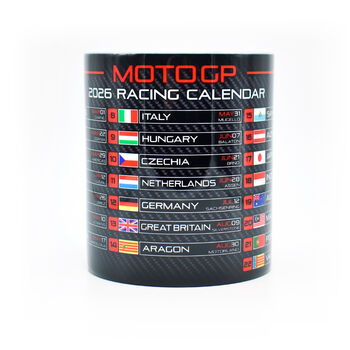 Moto 2026 Gp Season Racing Calendar Mug Red Edition, 4 of 6