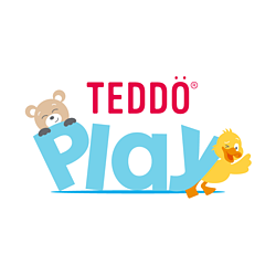 Company Logo showing the words TEDDO PLAY and the bear and duck brand characters