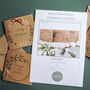 Embroidered Christmas Wreath Card Kit – Set Of Three Or Six With Envelopes, Hand Embroidery, thumbnail 7 of 7