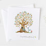 New Home Card With Whimsical Watercolour Tree, thumbnail 1 of 4