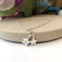 Silver Zodiac Sign Initial Star Birthday Bracelet, thumbnail 4 of 11