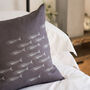 Fish Handprinted Linen Cushion, thumbnail 1 of 3