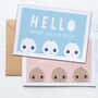 Personalised New Baby Triplets Card, thumbnail 1 of 4