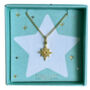 Christmas Edition Gold Compass Necklace, thumbnail 1 of 2