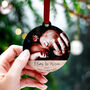 Baby's 1st Christmas Personalised Wooden Bauble, thumbnail 6 of 8