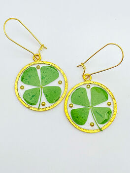 Good Luck Necklace With Four Leaf Clover, 8 of 11