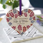 Happy Engagement Wooden Heart Decoration Gift, thumbnail 3 of 12